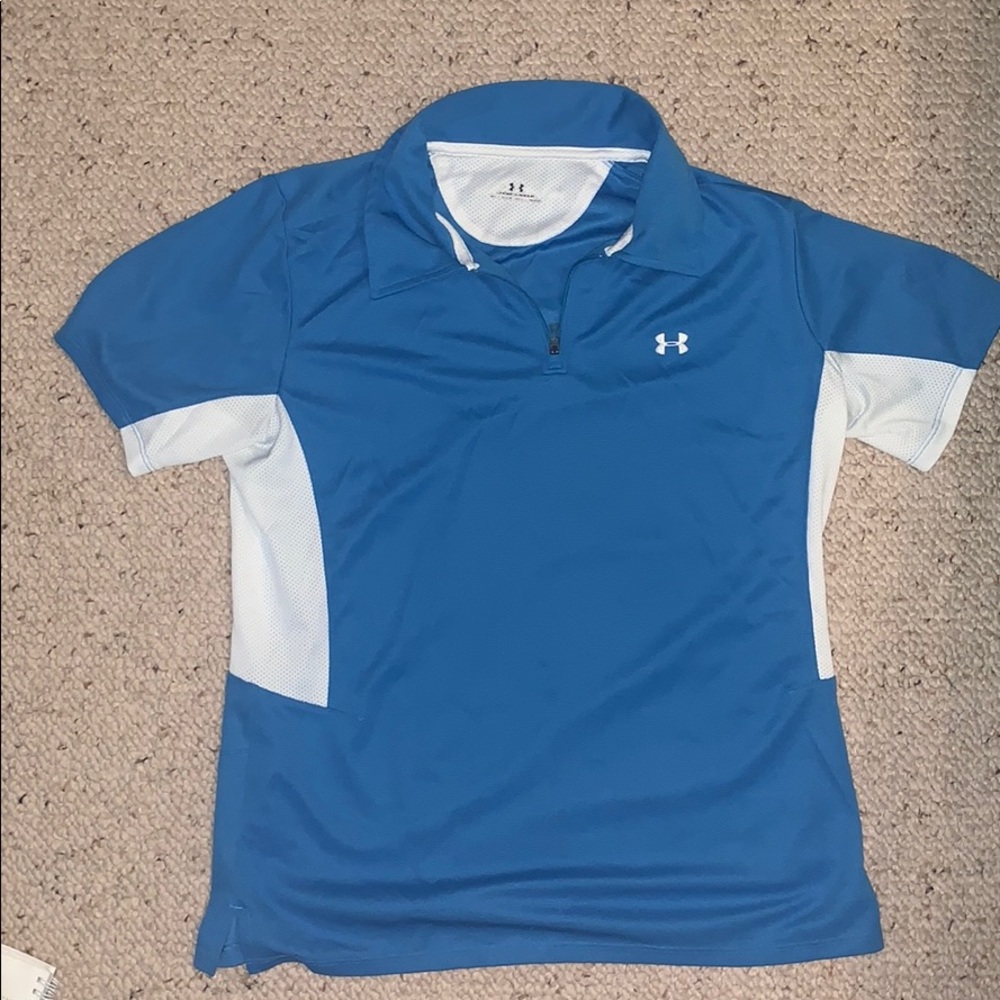 Women’s Blue Under Armor Polo Shirt